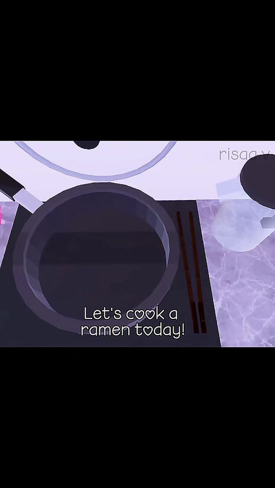 An empty cooking pot on a stovetop at the start of the ramen-cooking sequence in Make Ramen To Get Rich
